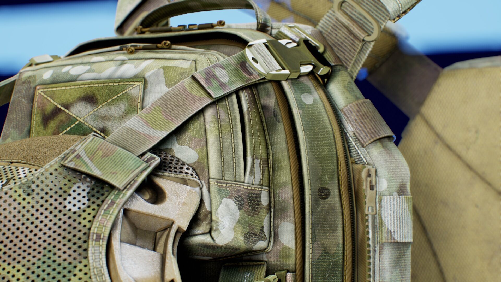 TYR Tactical PICO DSX Assaulter Plate Carrier V5 Low-poly 3D model_8