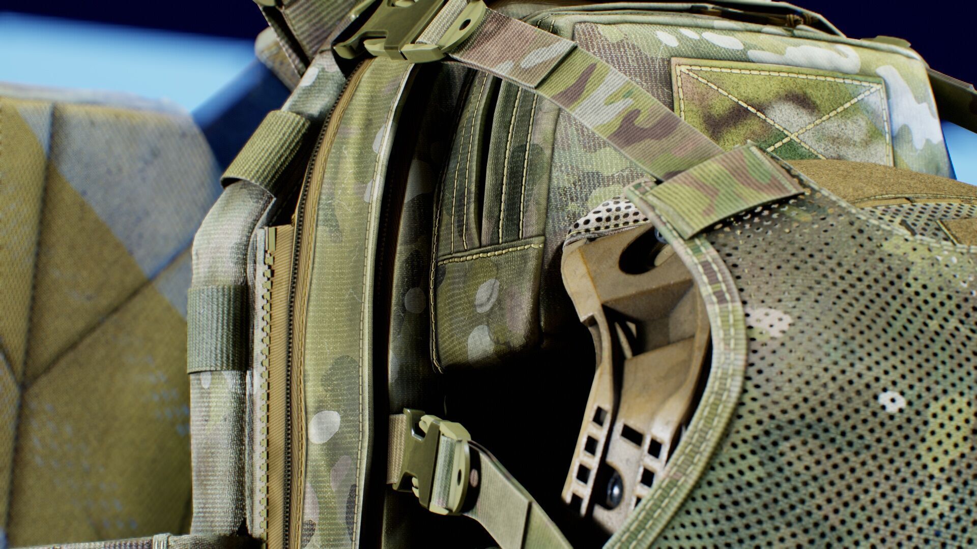 TYR Tactical PICO DSX Assaulter Plate Carrier V5 Low-poly 3D model_7