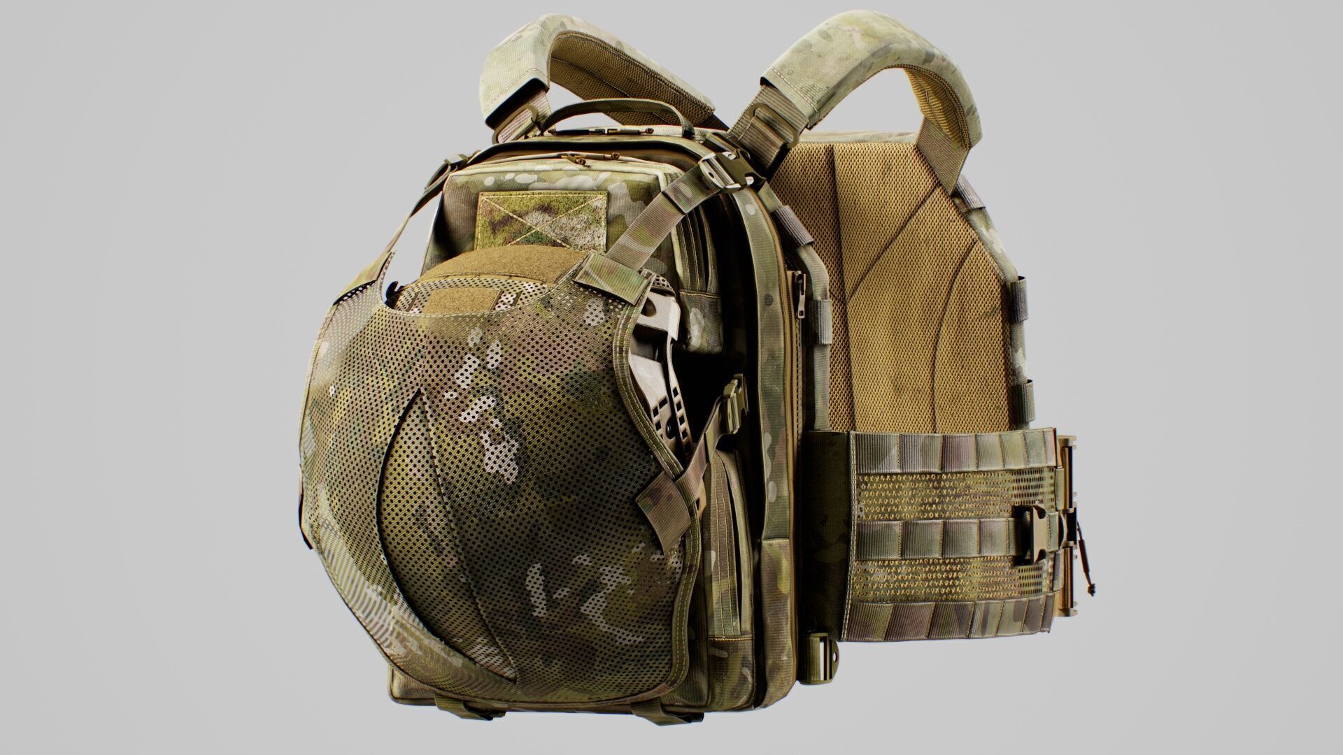 TYR Tactical PICO DSX Assaulter Plate Carrier V5 Low-poly 3D model_2