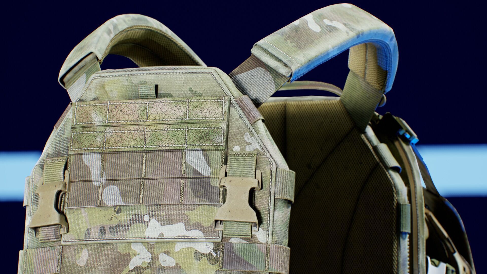 TYR Tactical PICO DSX Assaulter Plate Carrier V5 Low-poly 3D model_9