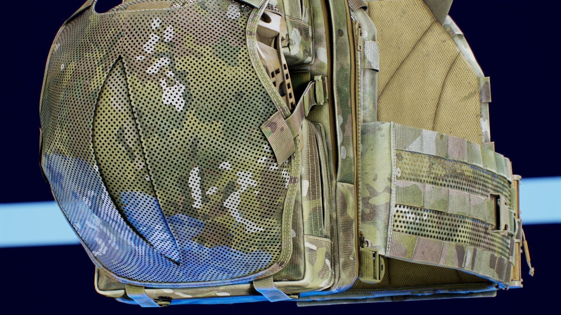 TYR Tactical PICO DSX Assaulter Plate Carrier V5 Low-poly 3D model_5