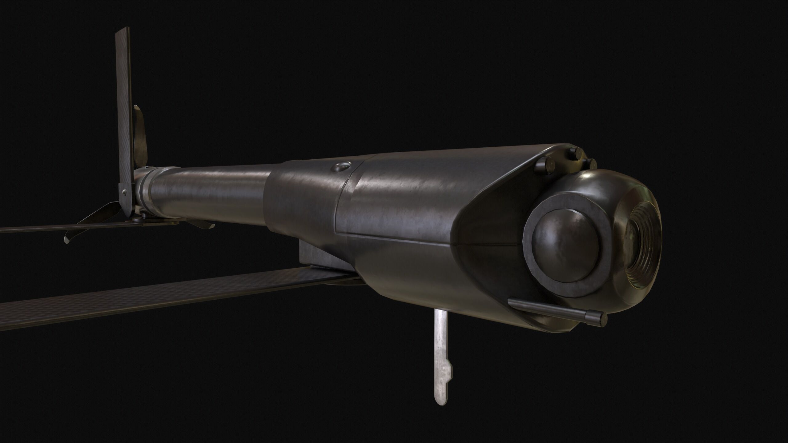 Loitering Munition Switchblade 600 Drone PBR Low-poly 3D model_19