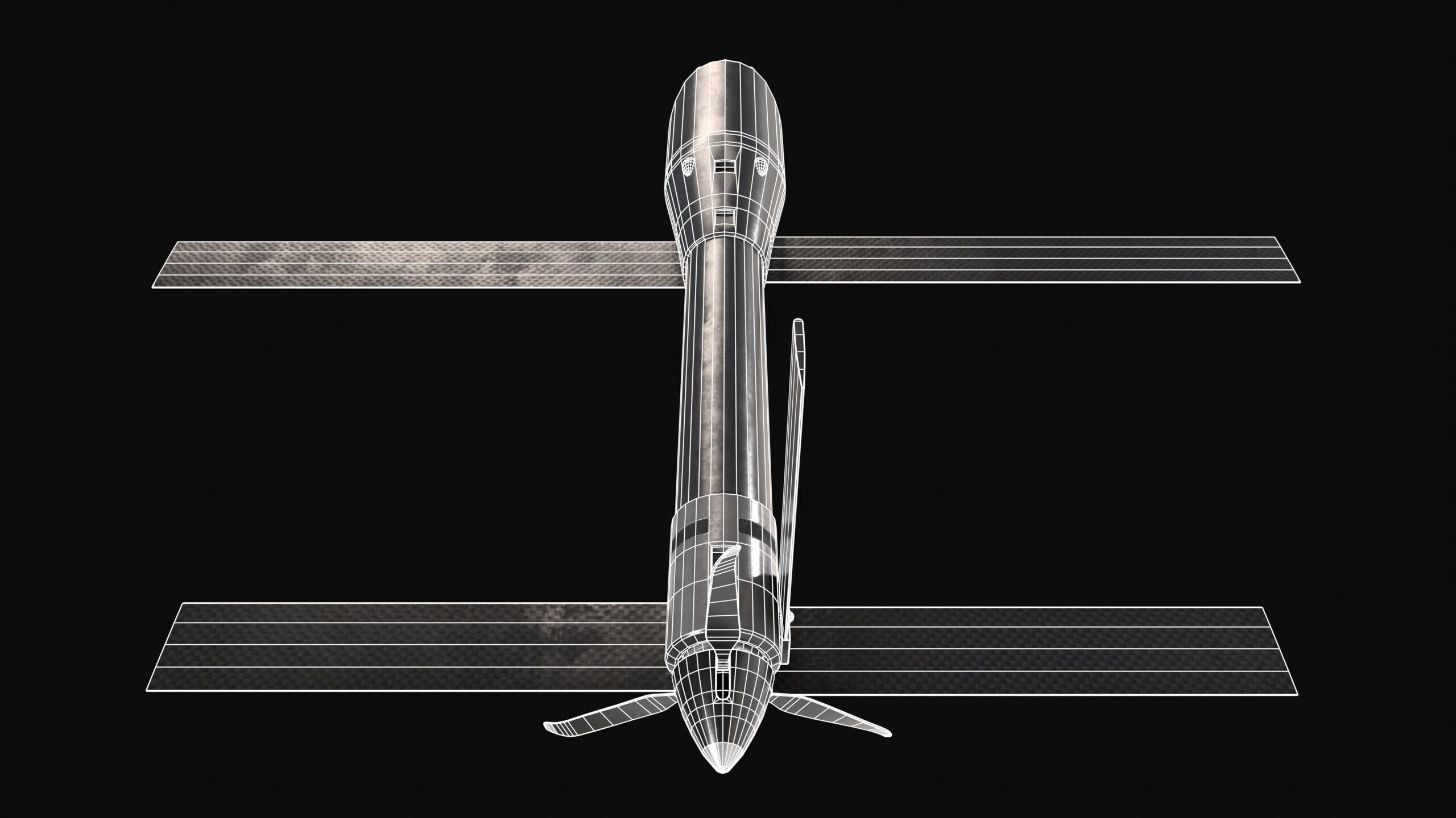 Loitering Munition Switchblade 600 Drone PBR Low-poly 3D model_12