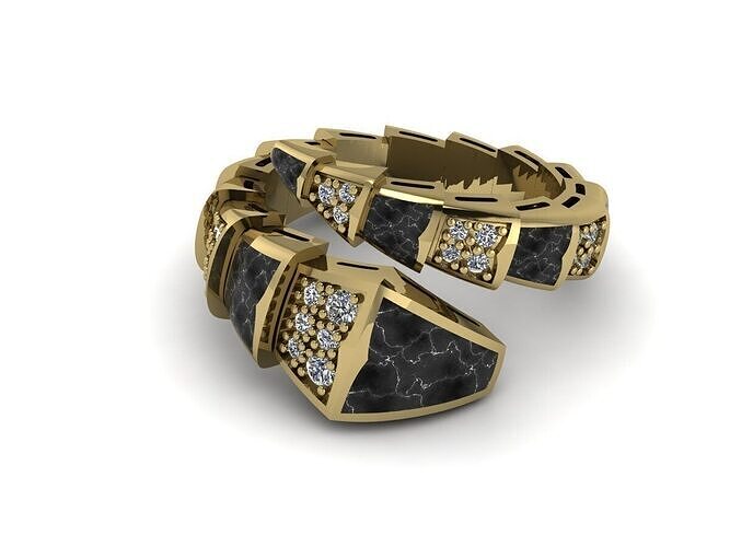 Brand Serpenti Viper Ring Snake