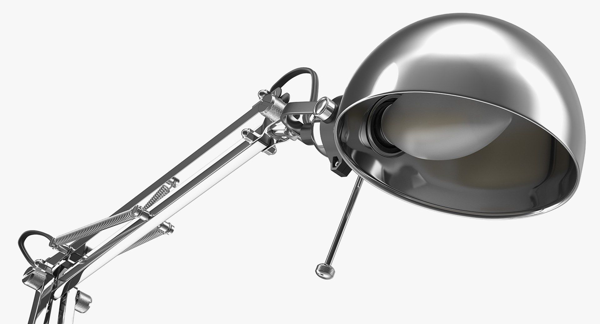 Baseball Modern Adjustable Desk with Laptop and Trophy 3D model_17