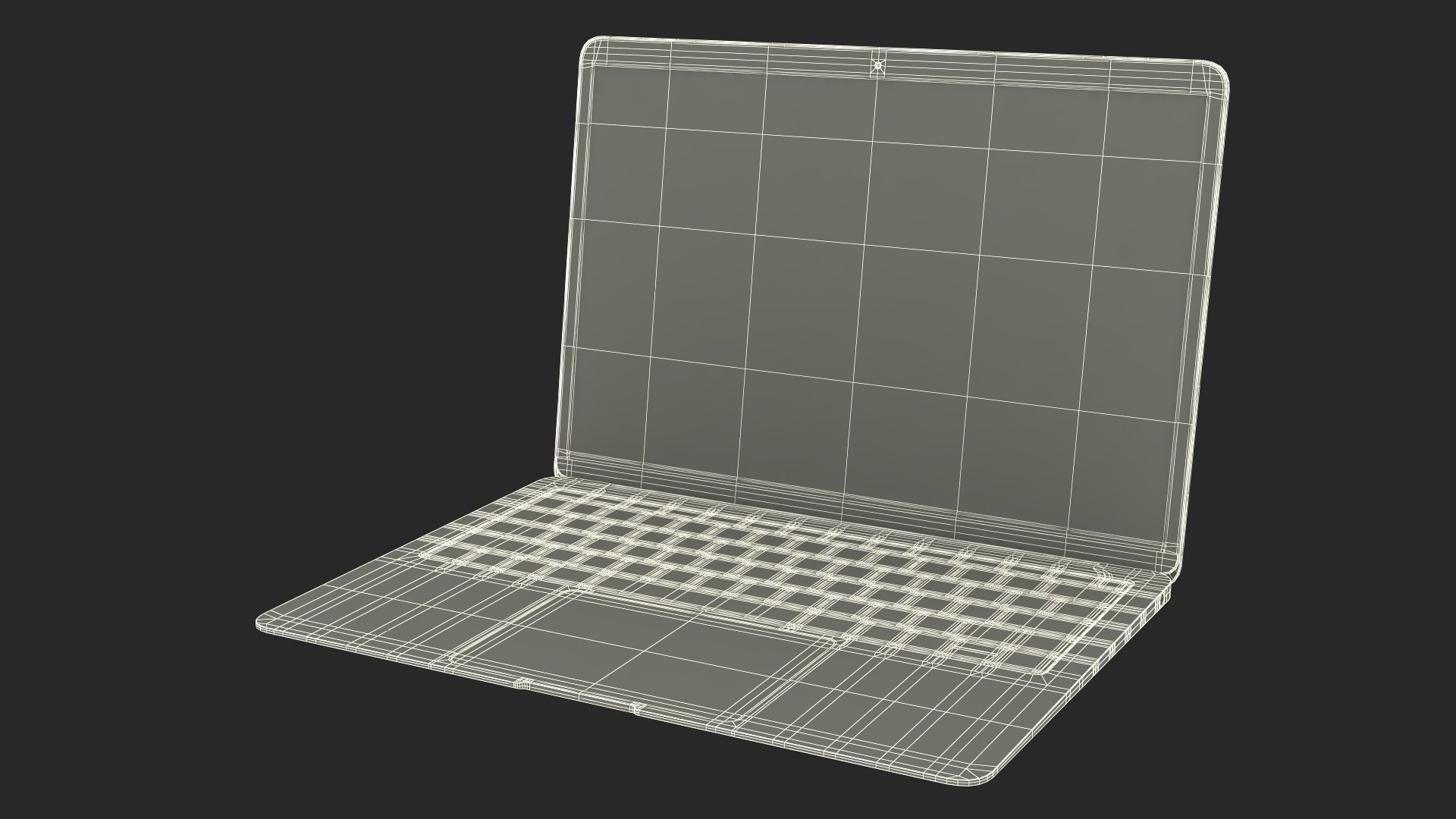 Baseball Modern Adjustable Desk with Laptop and Trophy 3D model_44