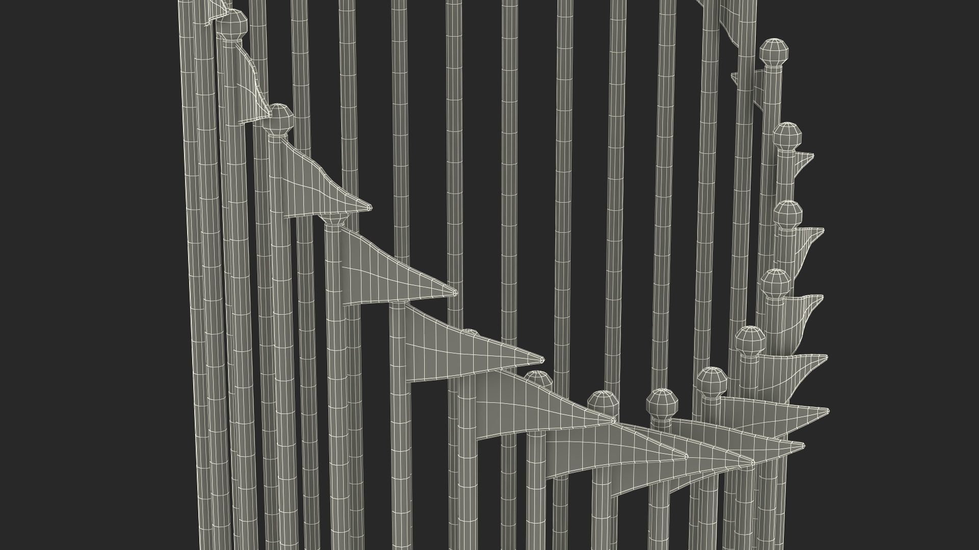 Baseball Modern Adjustable Desk with Laptop and Trophy 3D model_48