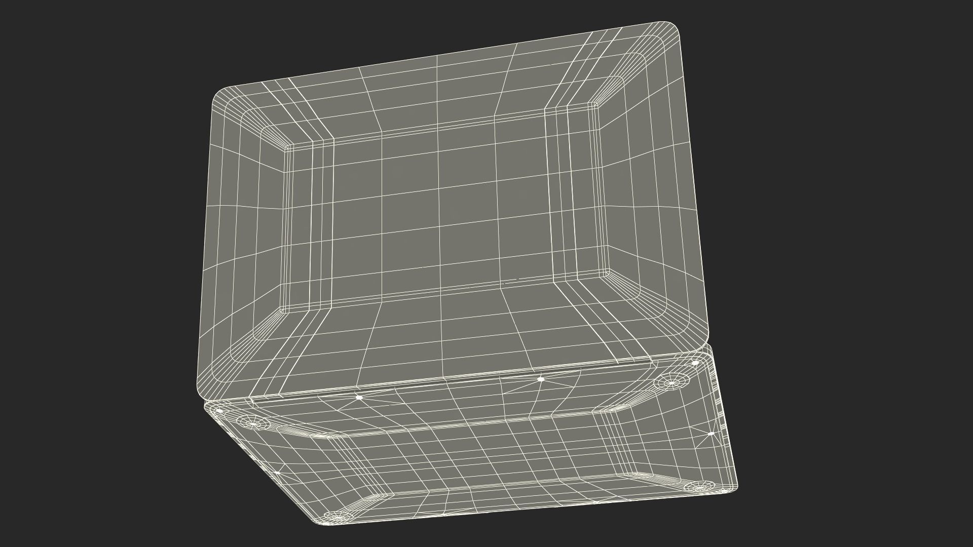 Baseball Modern Adjustable Desk with Laptop and Trophy 3D model_46