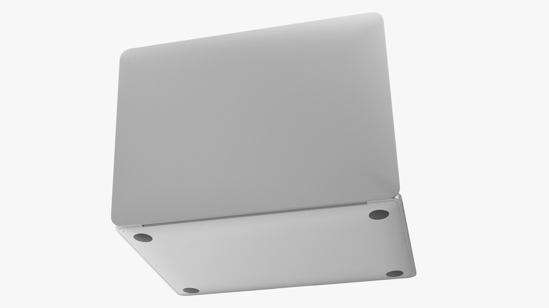 Baseball Modern Adjustable Desk with Laptop and Trophy 3D model_21