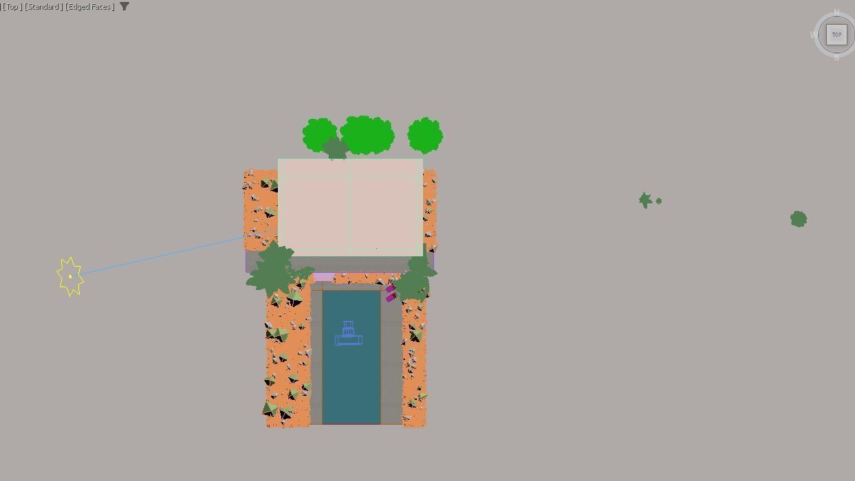 Villa Pool 3D model_5