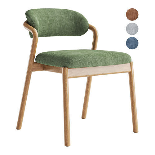 Chair Villetta Low-poly 3D model