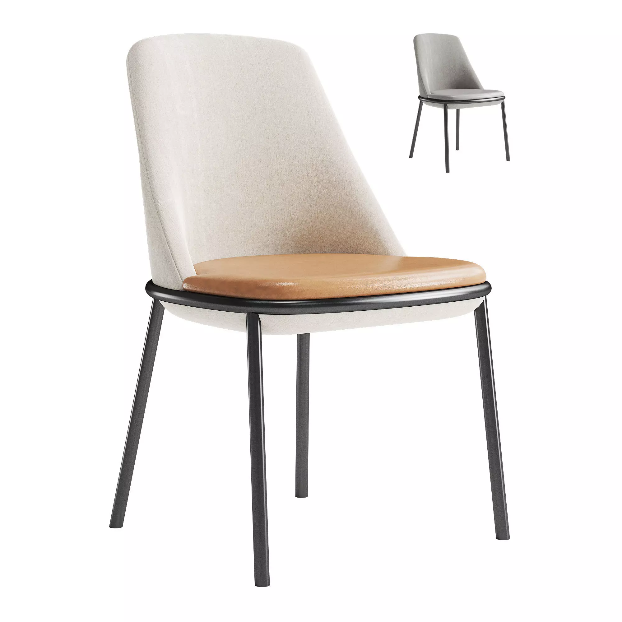 Chair Embrace Low-poly 3D model