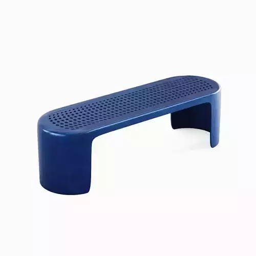 Metal Modern Bench 06