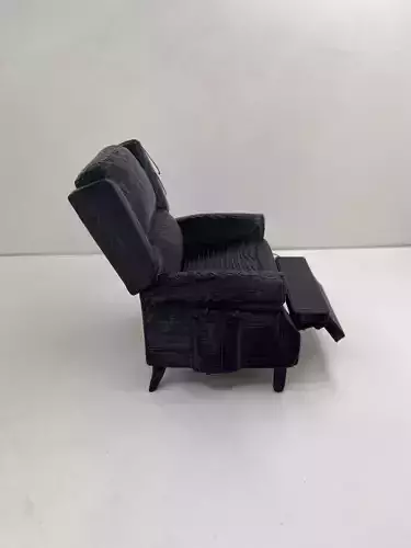Recliner Armchair 3D Model STL OBJ FBX
