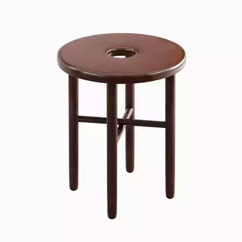 Namba Walnut Stool 02