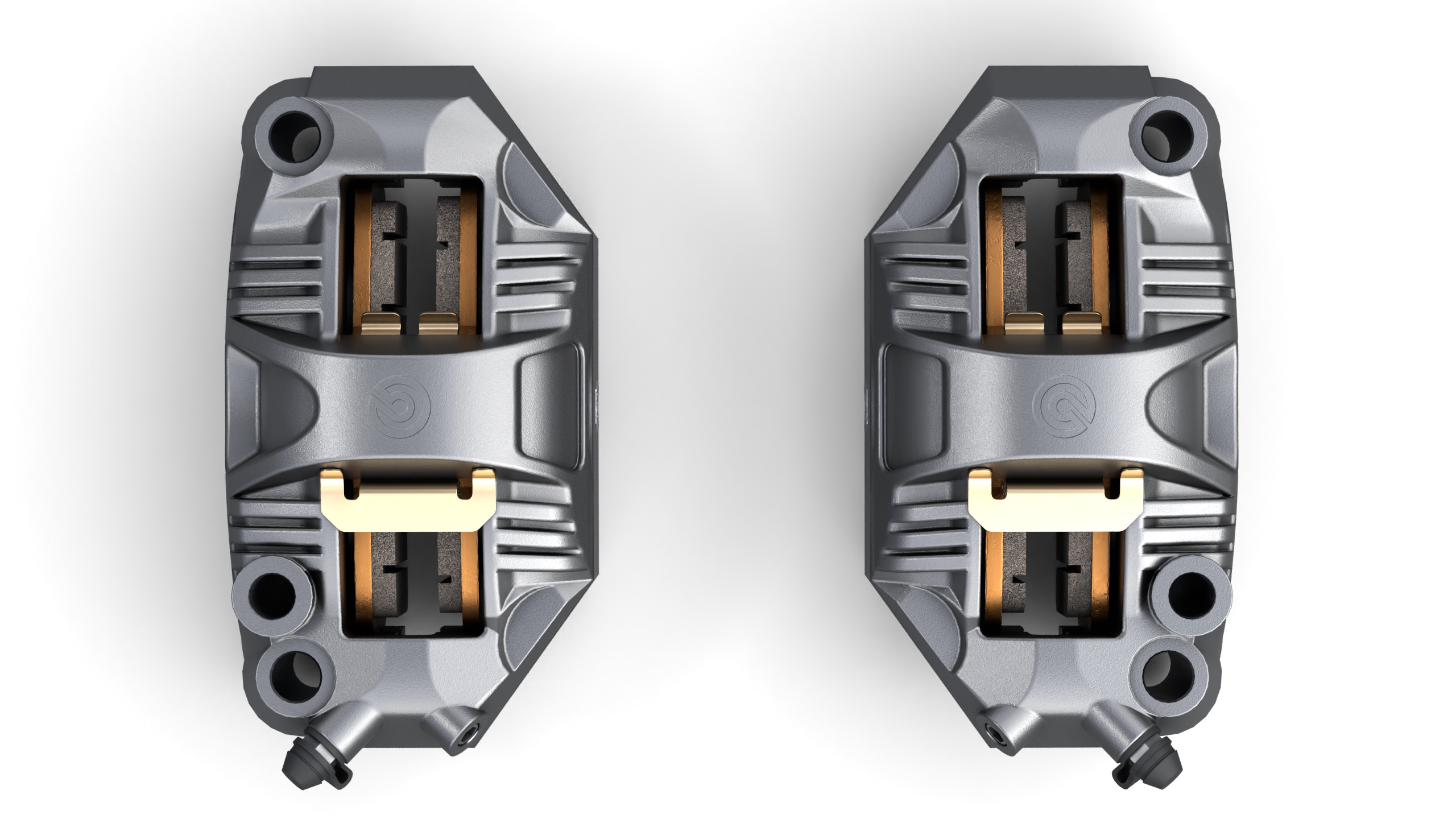 Brembo GP4 RS Caliper Low-poly 3D model_5