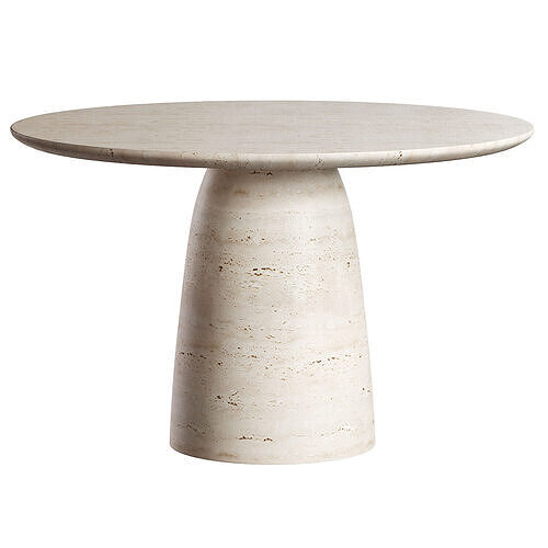 Janice Dining Table Sand Striae by Four Hands Low-poly 3D model