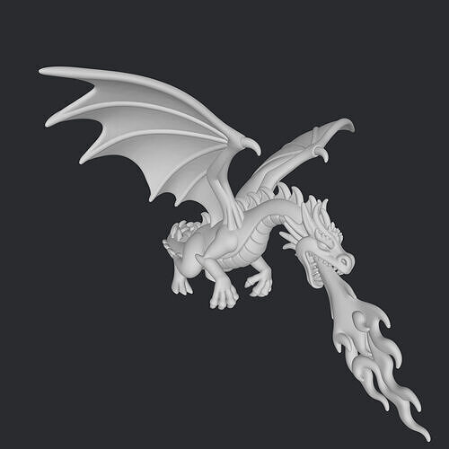 Dragon Figur 3D print model