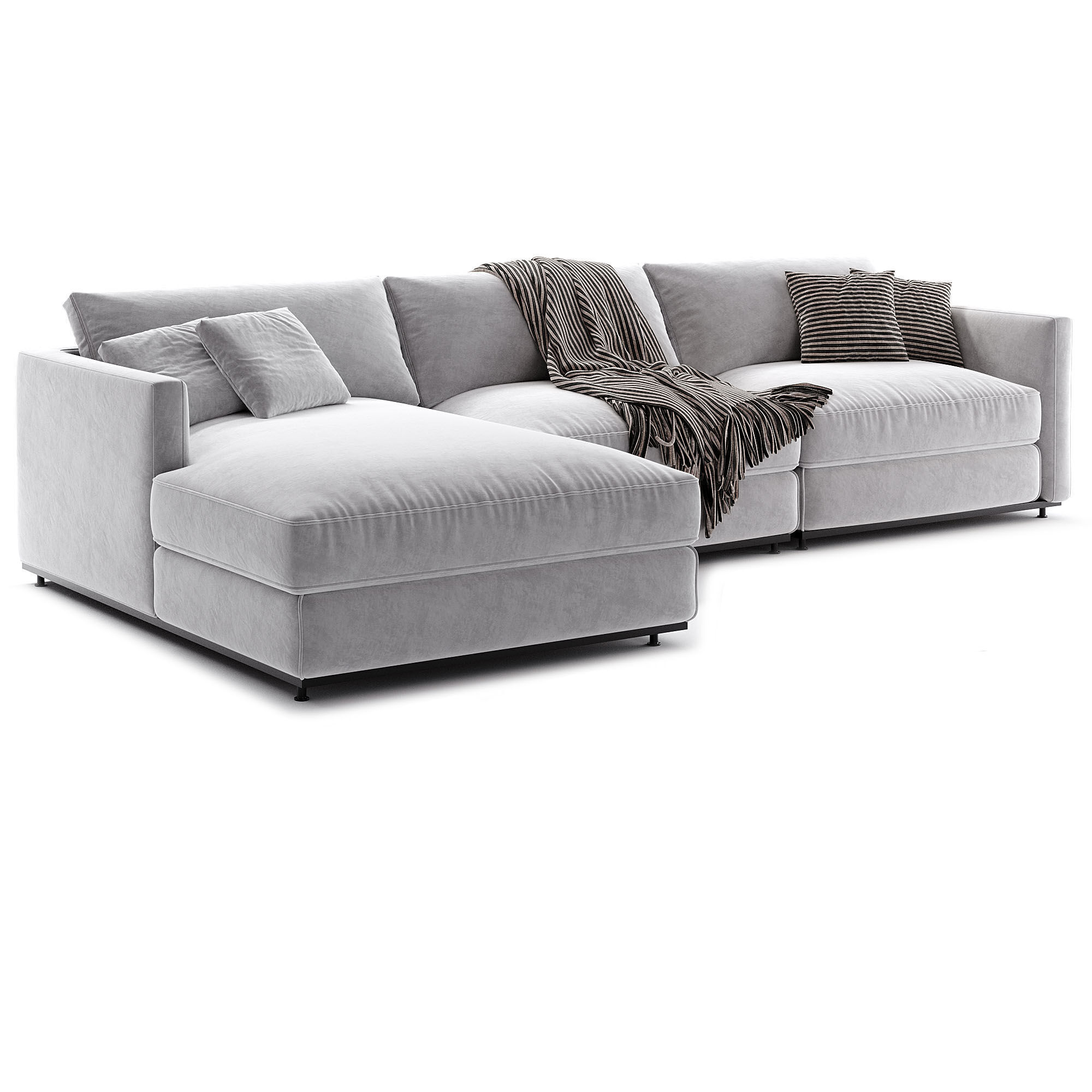Milo Modular Sectional Sofa 3D model_1