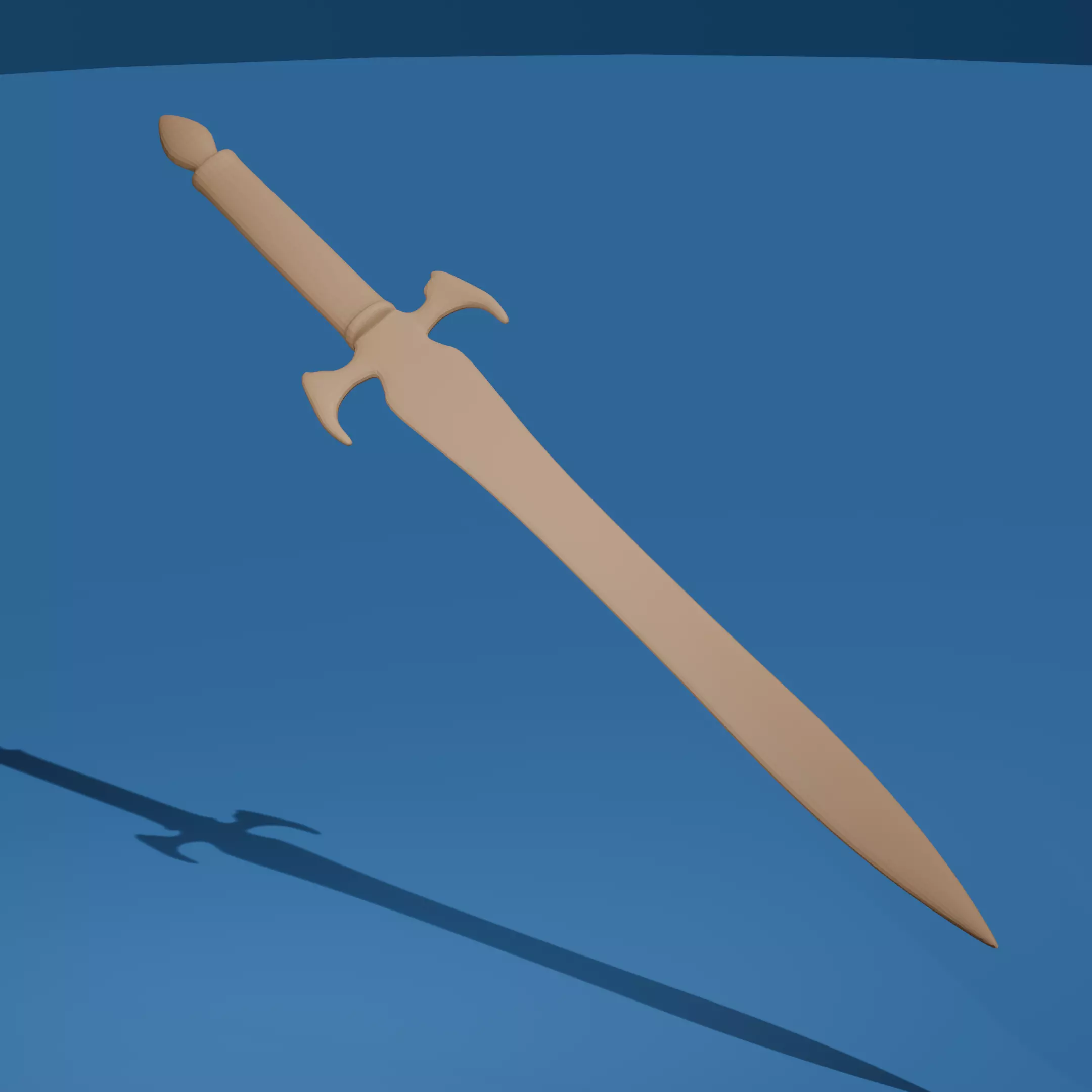 Fantasy Sword 3D print model_0