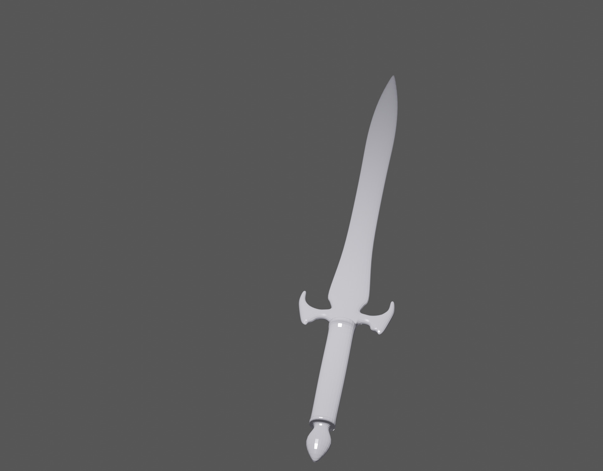 Fantasy Sword 3D print model_3