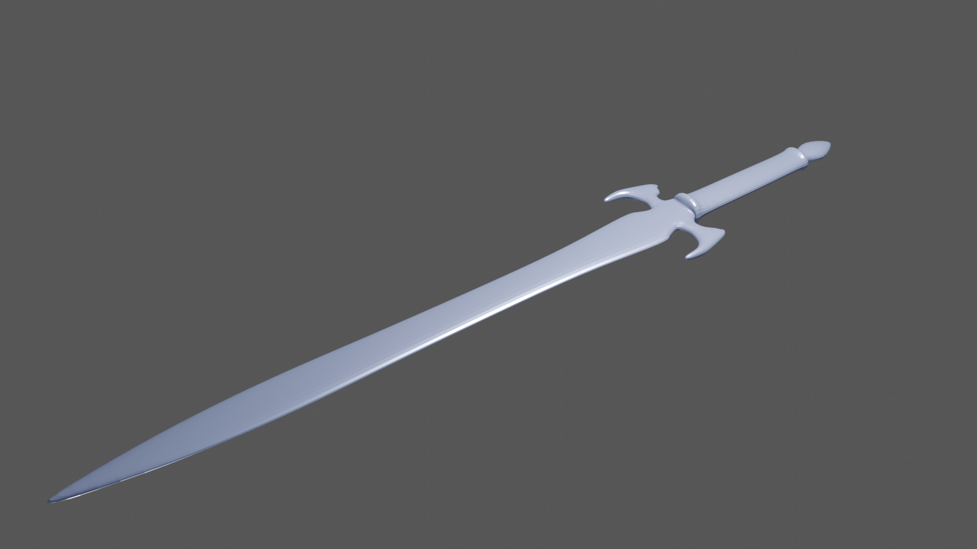 Fantasy Sword 3D print model_1