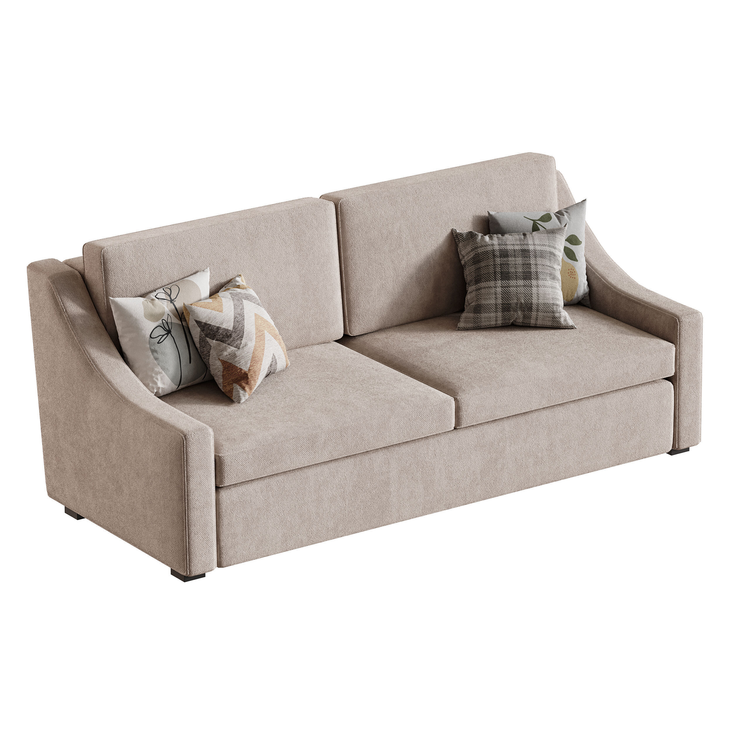 Modern sofa Mike 220 100 3D model_4