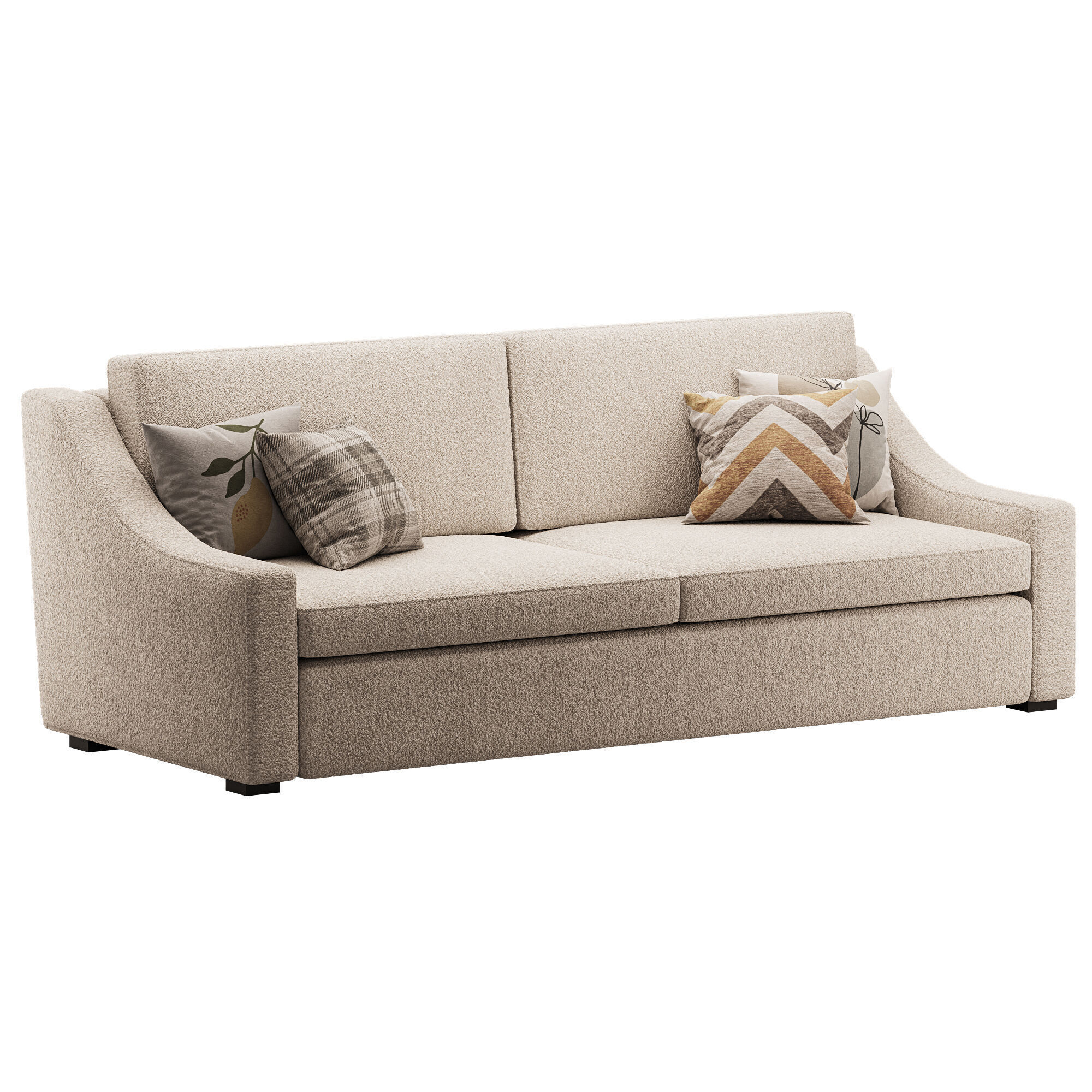 Modern sofa Mike 220 100 3D model_8