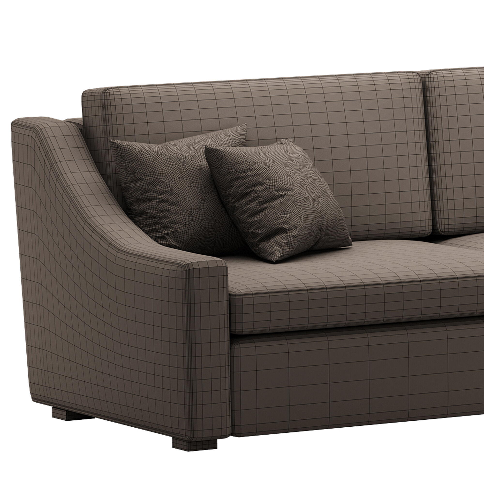 Modern sofa Mike 220 100 3D model_14