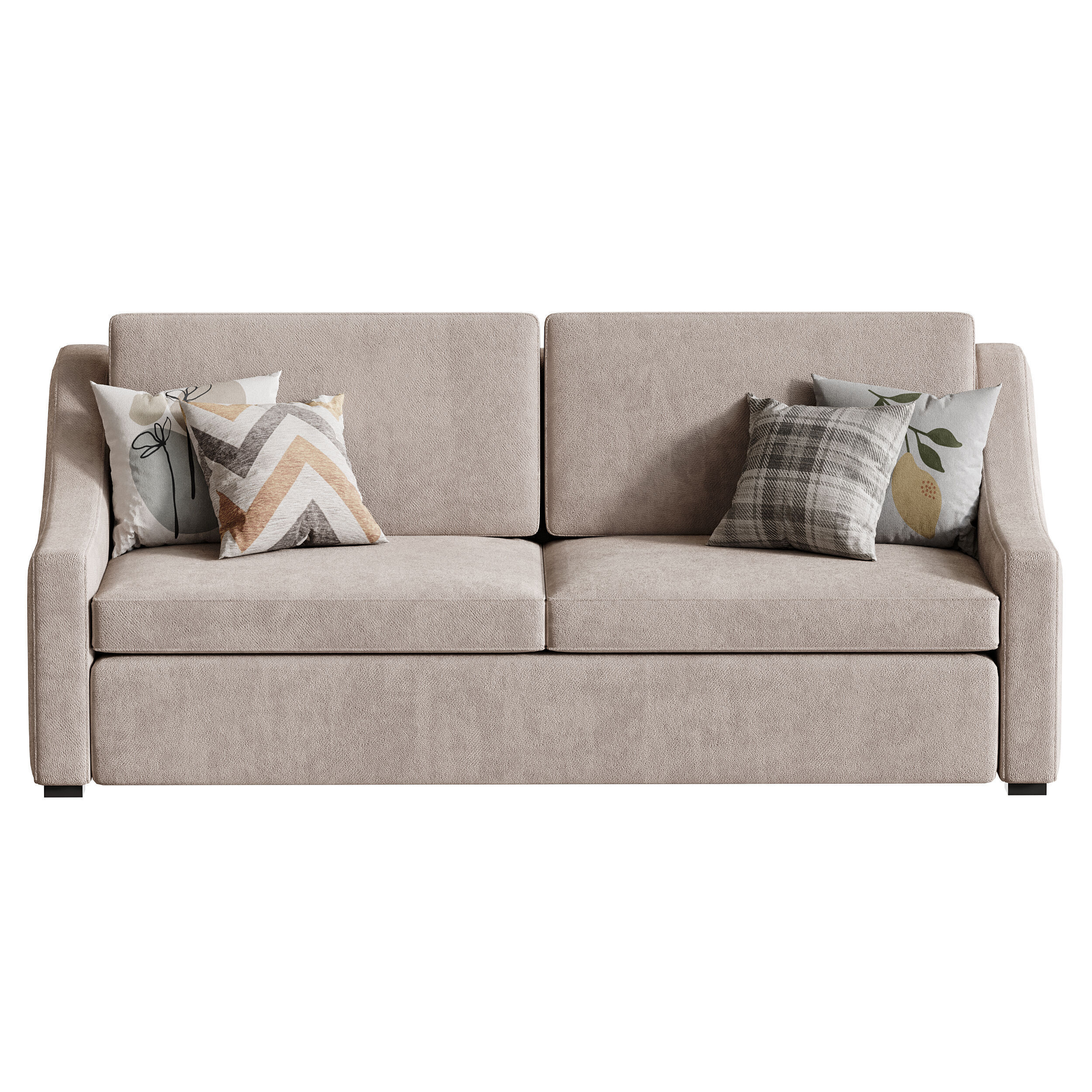 Modern sofa Mike 220 100 3D model_12