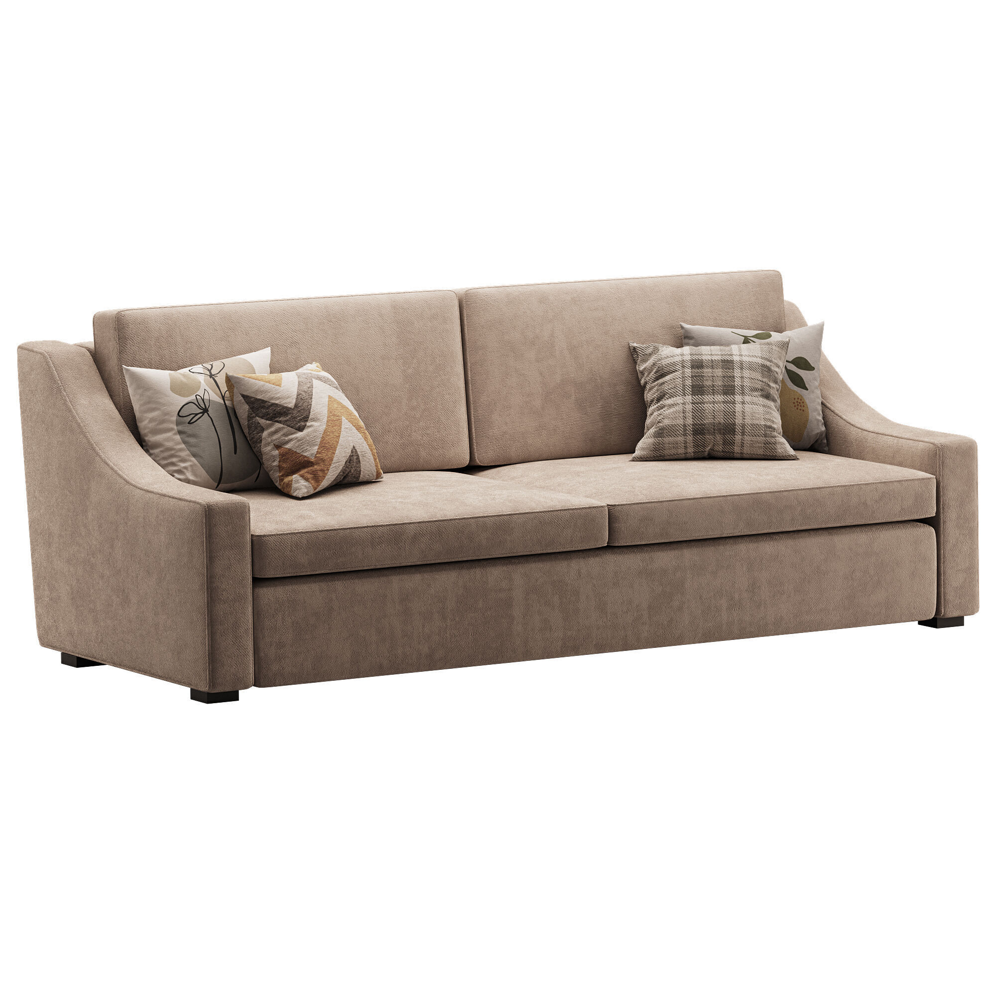 Modern sofa Mike 220 100 3D model_2