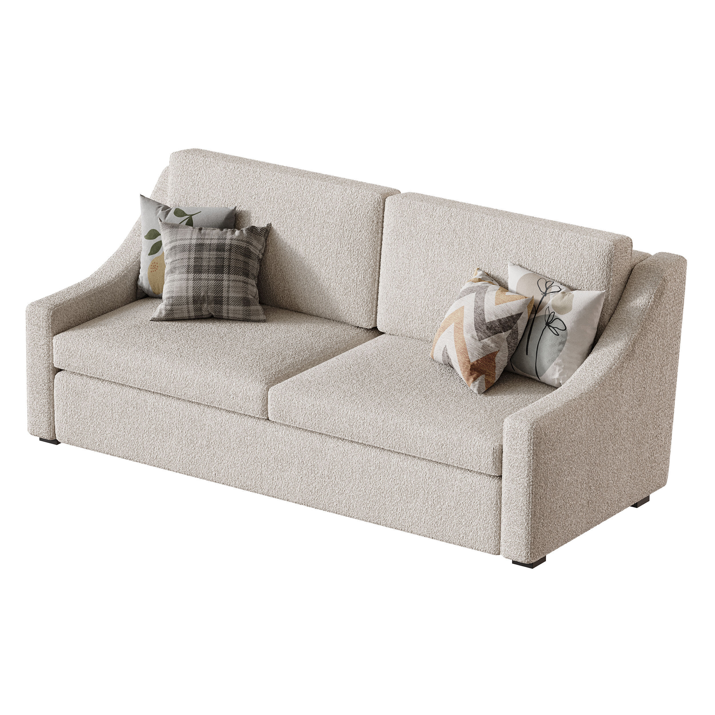 Modern sofa Mike 220 100 3D model_11