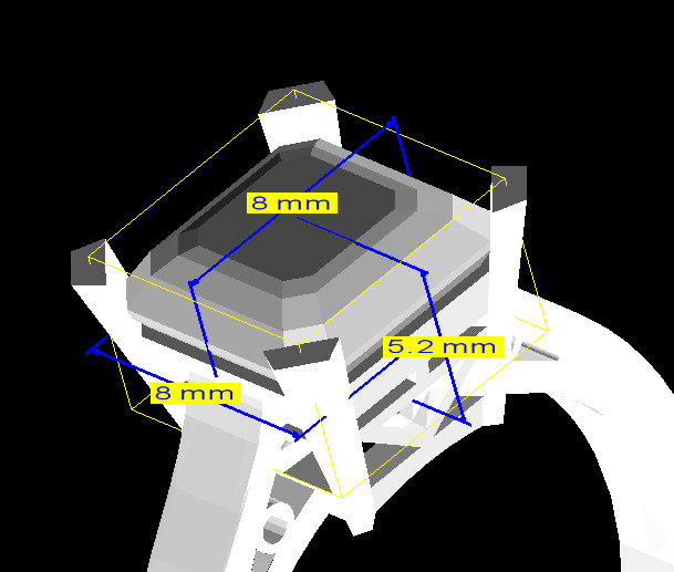 50 Various Solitaire Promise ring Jewelry Collection Bulk Sale 3D print model_1