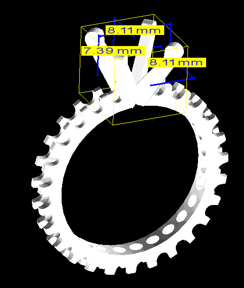 50 Various Solitaire Promise ring Jewelry Collection Bulk Sale 3D print model_33