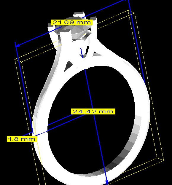 50 Various Solitaire Promise ring Jewelry Collection Bulk Sale 3D print model_38