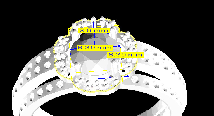 50 Various Solitaire Promise ring Jewelry Collection Bulk Sale 3D print model_8