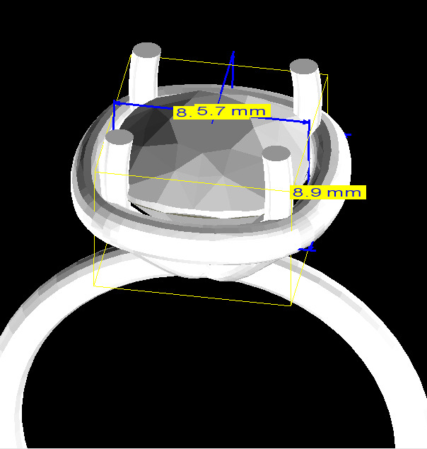 50 Various Solitaire Promise ring Jewelry Collection Bulk Sale 3D print model_18