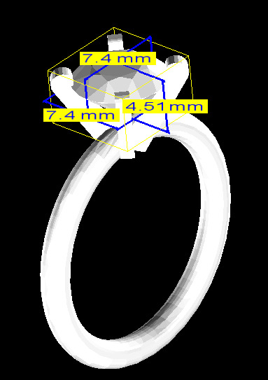 50 Various Solitaire Promise ring Jewelry Collection Bulk Sale 3D print model_35