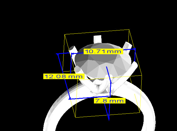 50 Various Solitaire Promise ring Jewelry Collection Bulk Sale 3D print model_39