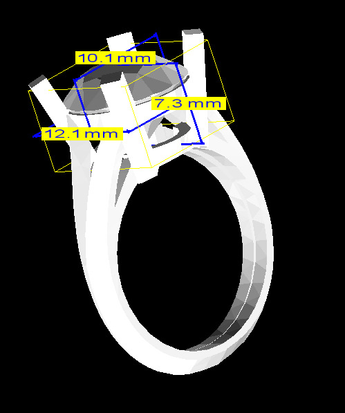 50 Various Solitaire Promise ring Jewelry Collection Bulk Sale 3D print model_21