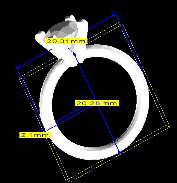 50 Various Solitaire Promise ring Jewelry Collection Bulk Sale 3D print model_37