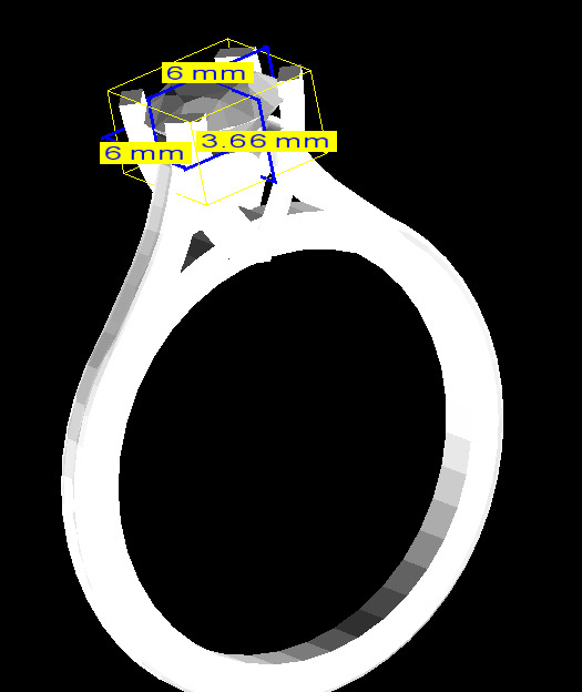 50 Various Solitaire Promise ring Jewelry Collection Bulk Sale 3D print model_3