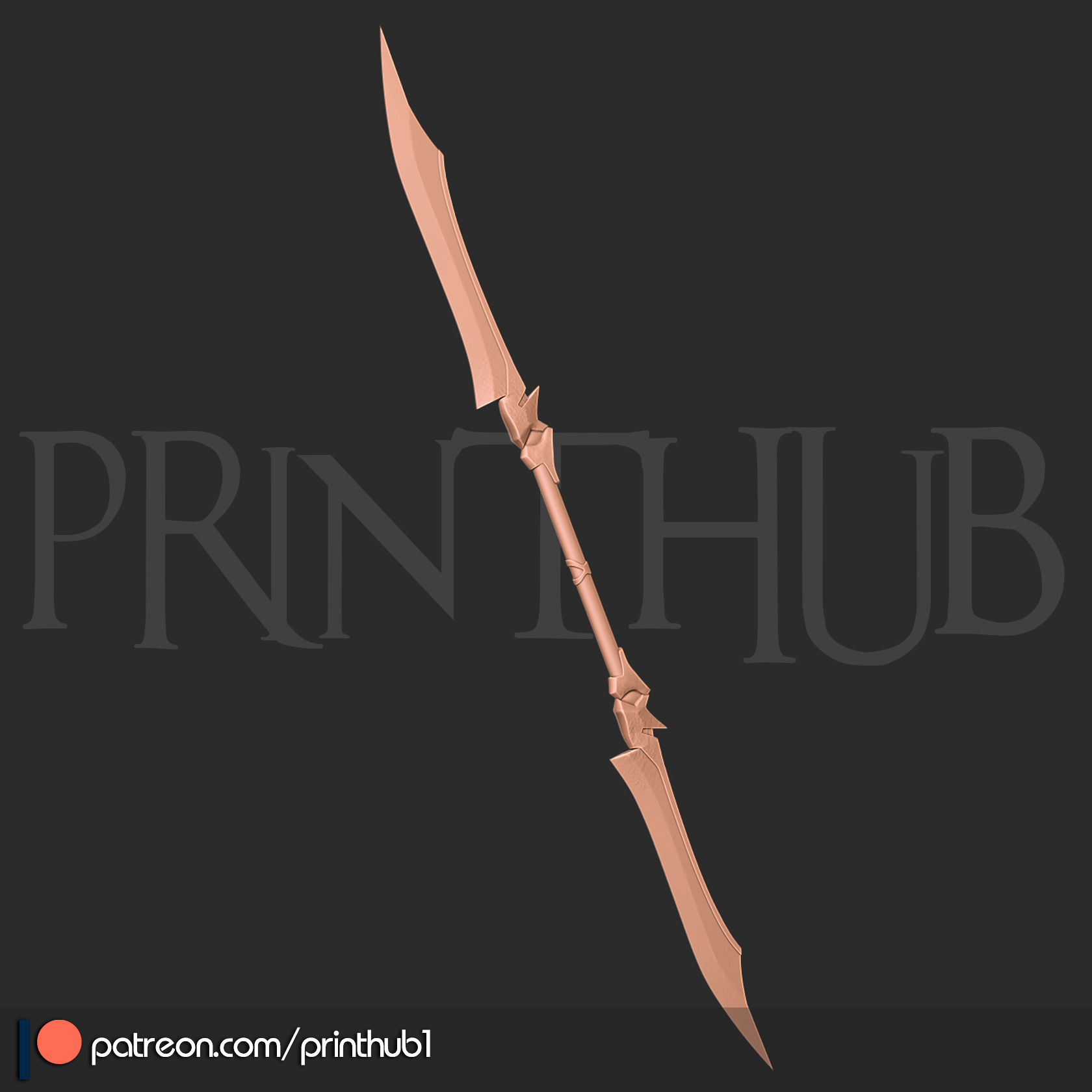 Shippuu Sword Level 1  Onimusha Fan Art  Cosplay Prop STL File 3D print model_5