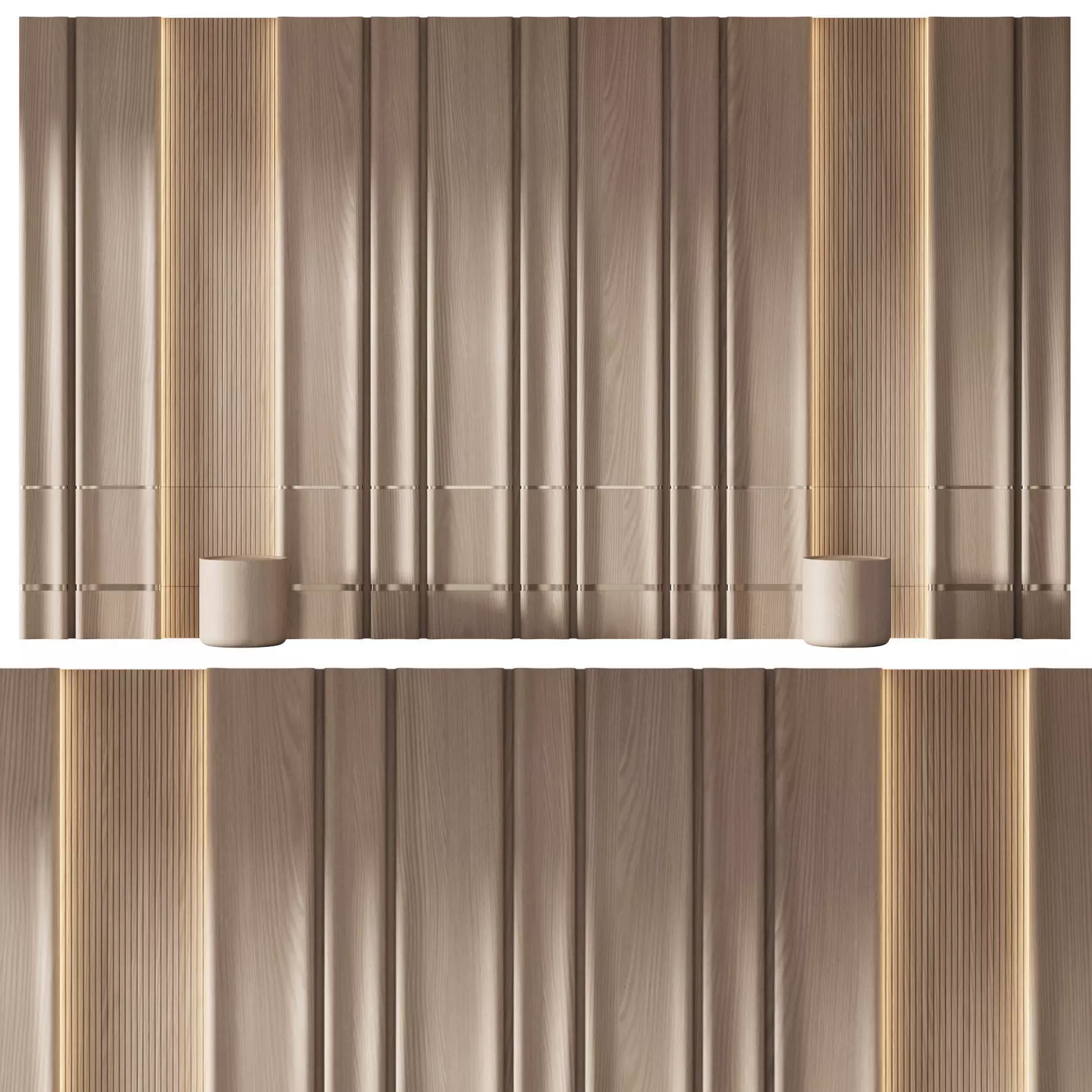 Decorative V52 Wall Panels 3D model_0