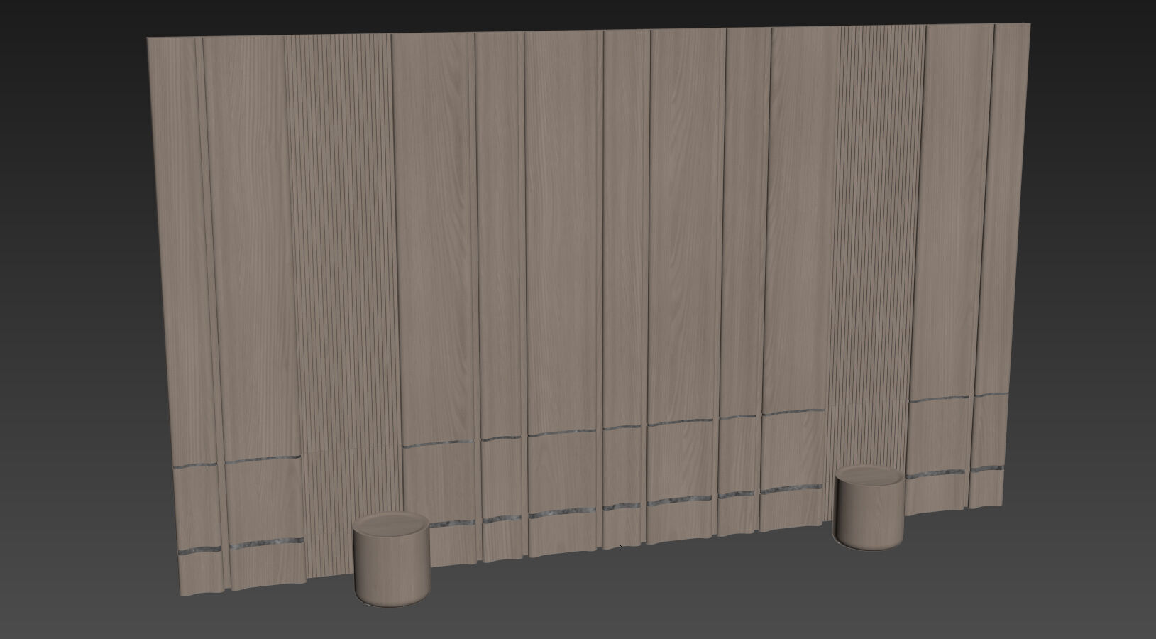 Decorative V52 Wall Panels 3D model_4