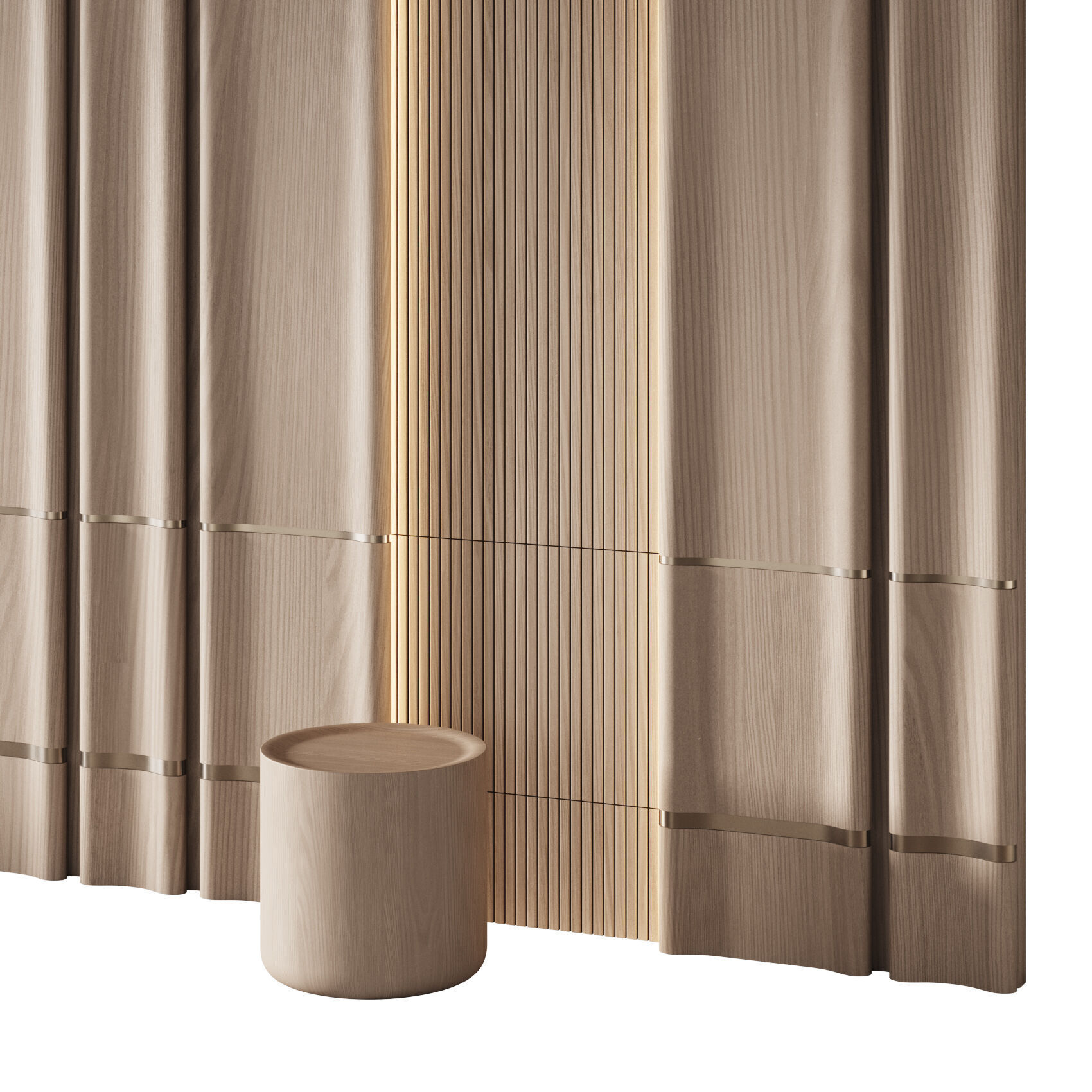 Decorative V52 Wall Panels 3D model_2