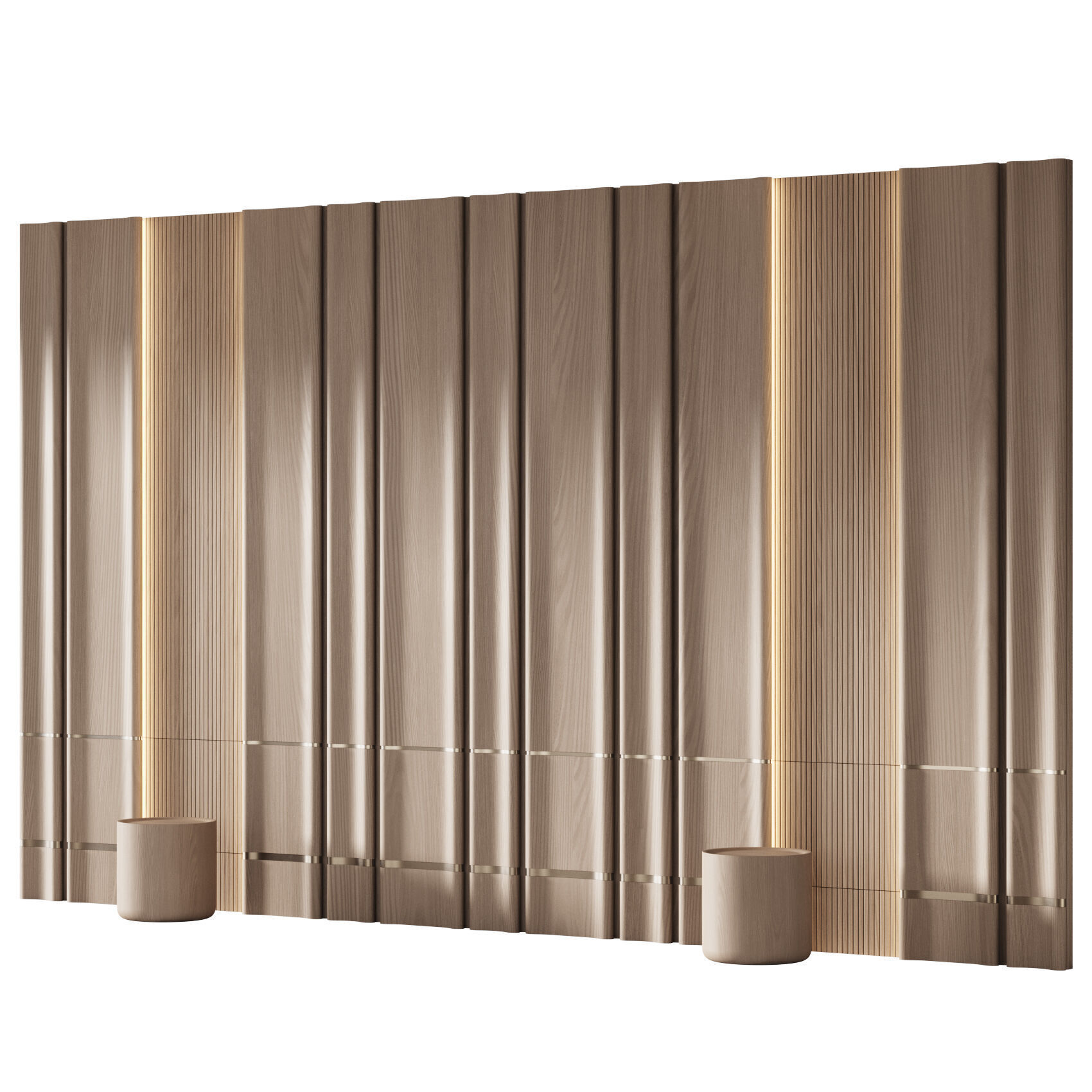 Decorative V52 Wall Panels 3D model_1