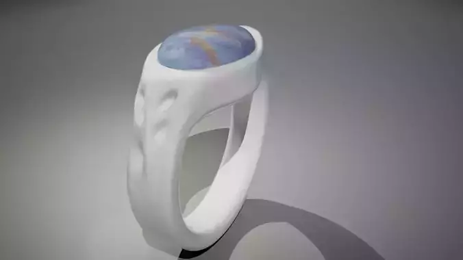 Ceramic ring-jewelry