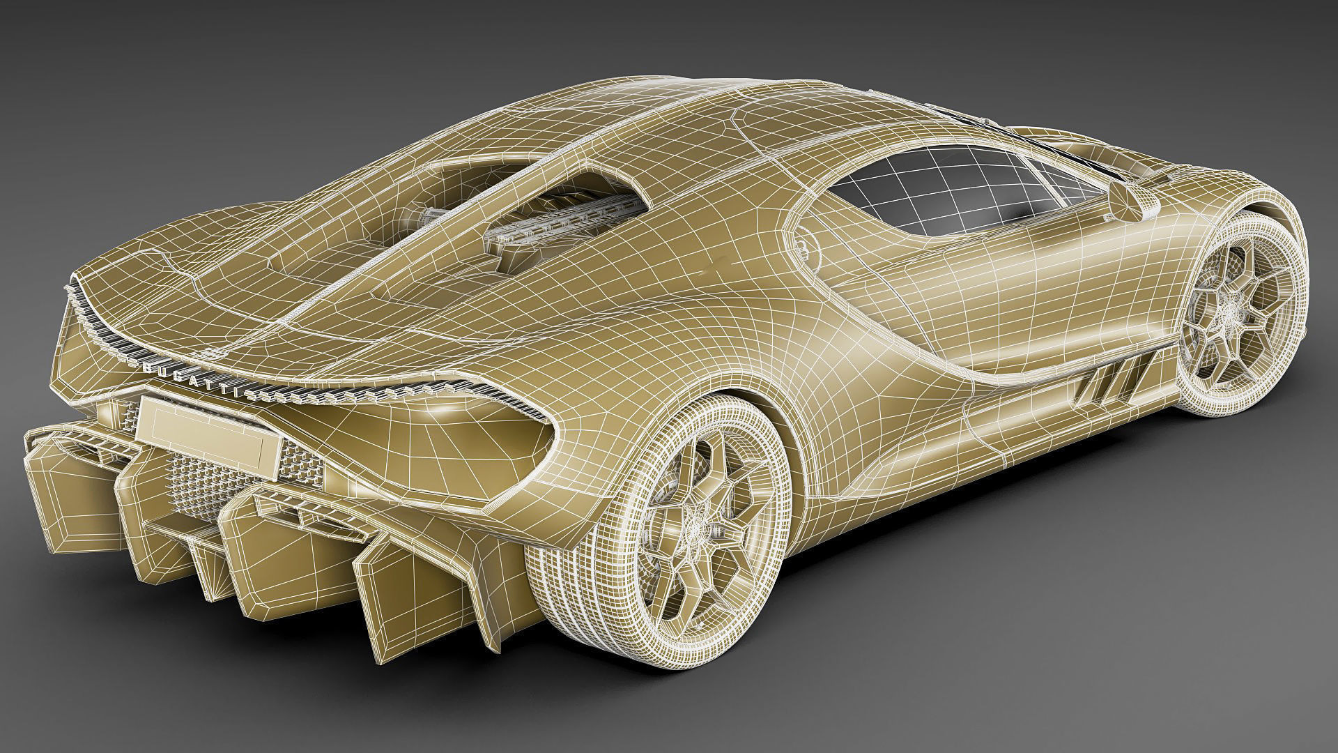 Bugatti Tourbillon 2026 3D model Low-poly 3D model_16