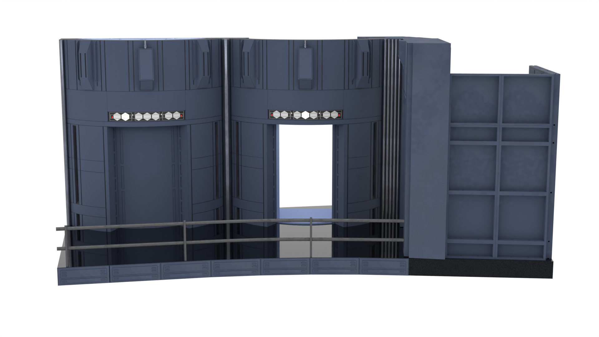 Set 2c - Death Star Elevators 1-6 Scale Hottoys  3D print model_8
